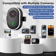 Cincin Jauh insta360 GO Ultra/X5//X4/X3/Ace Pro 2 Kawalan Mini untuk Gopro Hero 13 12 11 Max 2 untuk