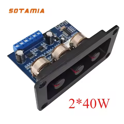 SOTAMIA Bluetooth Amplifier Audio Board 40Wx2 Hifi Stereo Sound Music Speaker Amplificador U Disk AU