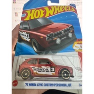 Hot Wheels '73 STH HONDA CIVIC CUSTOM