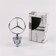 Chrome 3D Zinc Alloy Car Front Cover Logo for Mercedes Benz W204 W210 W212 C200   Mercedes-Benz Embl