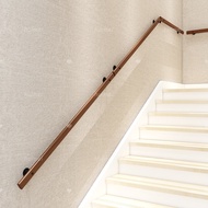 Indoor Non-Slip Solid Wood Stair Handrail - Wall Mounted for Elderly Safety, Villa Loft Kindergarten