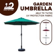 Garden Umbrella Outdoor Payung parasol payung taman meja makan besar Patio Big Umbrella large Beach 