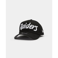 NEW ERA RAIDERS SCRIPT 9FORTY A-FRAME SNAPBACK BLACK/WHITE
