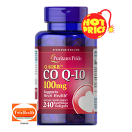 Puritans Pride Q-SORB™ Co Q-10 100 mg / 240 Rapid Release Softgels