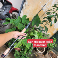 Cần câu lure Hi-Power TH2 carbon xoắn X toàn thân bu chống xoắn ngọn 2li2 cao cấp