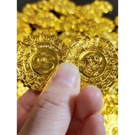Adult Board Game Chips Gold-Plated Mother Ztec Pirate Gold Coin Children's Toy Game Coin Skull Coin