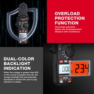 HABOTEST HT200D Digital Clamp Meter 2000 Counts True RMS NCV 600V Voltage 200A DC/AC Current Multime