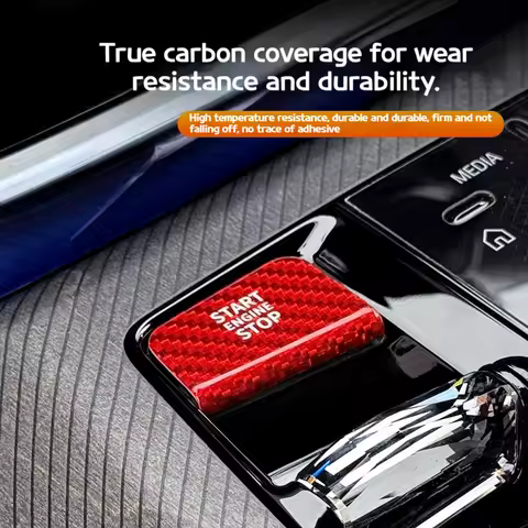 For BMW 5 7 X3 series i5i7 G45 G60 G70 2023-2026 Real carbon fiber one-key start button decorative s