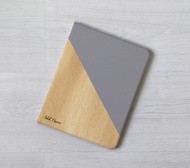 客製化禮物加名純色木紋iPad mini 6 Pro13 Air 7 10代筆槽保護殼