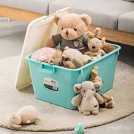 Camellia Storage Box Thickened Plastic Extra Large with Lid Book Storage Box Organizer Storage Box80