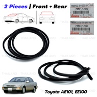 iBarod คิ้วยางกระจก สีดำด้าน สำหรับ Toyota Corolla AE100 AE101 EE101 EE100 CE DX LE  ปี 1991-1998