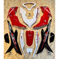 COVER SET NVX V2 NEW AEROX RED WHITE （3）
