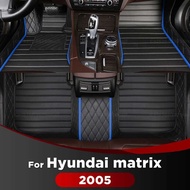 RHD For Hyundai matrix 2005 Car Floor Mats Custom Auto Foot Pads Automobile Carpet Cover Interior Ac