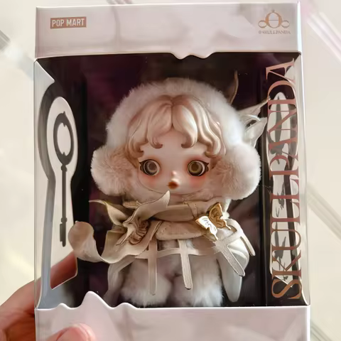 POPMART Skullpanda Valentine's Day Black Maid Butterfly Miss Collection Blind Box Hanging Card Carto
