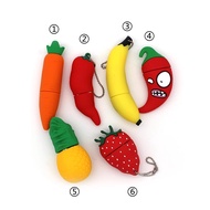 High speed USB memory 2tb 128GB 16GB 32gb 64g USB memory stick fruits, strawberries, carrots, pineap