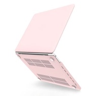 全城熱賣 - 鏤空款 奶油筆記本電腦塑料保護殼 適用於MacBook Air 13 A2179 & A2337（薔薇粉）