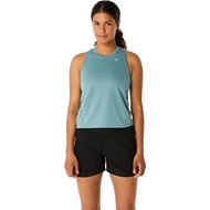 ASICS :  KATAKANA MESH TANK WOMEN RUNNING ผู้หญิง เสื้อกล้าม ของแท้  CELADON