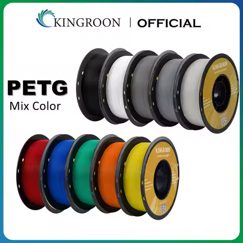 KINGROON PETG 3D Printer Filament 1.75mm 5KG 10KG Mix Color 3D Printing Material 1kg/roll petg Plast