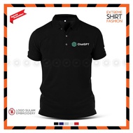 Polo Tee Shirt Cotton ChatGPT Plus Premium Ai Design Account Baju T-Shirt Murah Lelaki Men Logo Sula