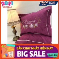COMBO of 2 PREMIUM COTTON QUEENS PILLOW COVERS