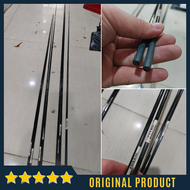 Bahan Carbon Solid Blank Joran Pancing Label putih 100 120 150 cm solid carbon kilap