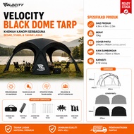 VELOCITY Shelter Dome Tent Waterproof Flysheet dome waterproof muat 10 orang Shelter Khemah Glamping