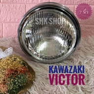 Headlight VICTOR Set Motorcycle 7 Inches Sport Light Motorcycle