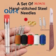 [Out-t] Big Eye Steel Sewing Needles Kit, 2025 New Stainless Steel Needles For Hand Sewing, 31/34/36