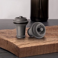 荷蘭 Vacu Vin 抽真空酒瓶塞(黑2入) | 真空瓶塞 保鮮瓶塞