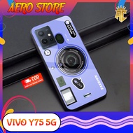 VIVO Y75 5G Case - Latest VIVO Y75 5G Case 2022 AERO CASE [CAMERA MOTIF] VIVO Y75 5G Silicone - Case