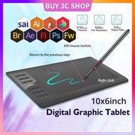 VINSA 10*6 inch Graphic Drawing Tablet PC & Android Mobile Phones Ultra-Thin OSU Free OTG Adapter