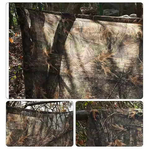 Camo Netting For Hunt Large W 4.5m Blinds Deer Duck See Through Fence Camouflage Nets Mosquito Home 