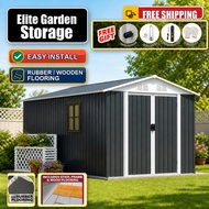 Ready Stock Outdoor Metal Shed Garden Storage Backyard Storage large setor laman Besar outdoor Garde
