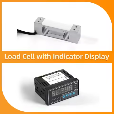Load Cell Sensor with Indicator Display,HX711 AD Module Electronic Scale,Single Point Cell Sensor 10