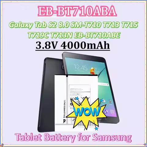 For Samsung Galaxy Tab S2 8.0 SM-T710 T713 T715 T719C T713N Bateria New EB-BT710ABA EB-BT710ABE 3.8V