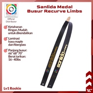 V Club Archery Sanlida Medal Recurve Bow Limbs - Maple Lamination Fiberglass 66"/ 68"/ 70"