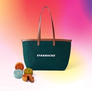 Mooncake premium set favorite flavor with green /brown/black tote bag ขนมไหว้พระจันทร์พรีเมี่ยมเซ็ทร