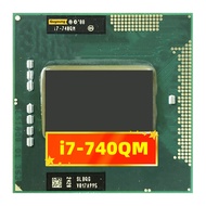 I7หลัก740QM 1.73GHz-2.93Ghz I7-740QM Quad-Core I7 740Q PGA988 SLBQG โมบาย CPU แล็ปท็อปโปรเซสเซอร์