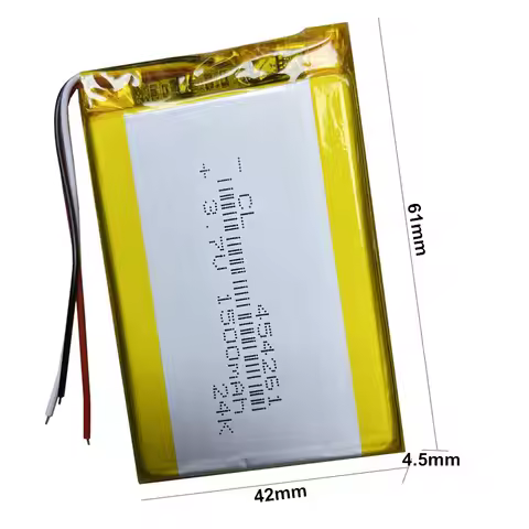 1-10PCS 3.7V 1500mAh 454261 Battery For Sony Walkman NW-A35 NW-A45 NW-A46 NW-A47 NW-A55 NW-A56 NW-A5