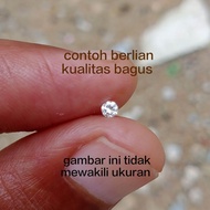 Natural Diamond Berlian Asli Eropa Ukuran Gugur 25 berat 0,04 carat