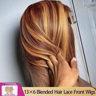 200% Density Straight HD 13*6 Lace Frontal Wigs - 34 Inch Pre Ironing Pre Pulling Lace Frontal Wigs 