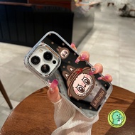 LABUBU Mirror Phone Case For OPPO A60 A40 A3 Pro A3X A3 A98 A79 A78 A77 A77s A96 A76 A59 A58 A78 A18