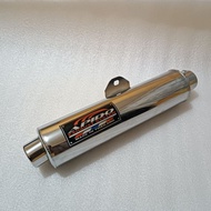 Gen 1 Apido Pipe 51mm For Raider 150 Carb/ Raider 150 fi (Canister & Adapter)