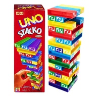 Permainan kad - Mattel Games Uno Stacko Board Game (43535)