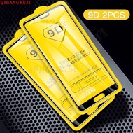 2 Pcs 9D Full Cover Tempered Glass For Huawei Y7A Y9S Y6P Y7P 2020 Y6S Y6 Y7 Pro Y9 Prime 2019 Y6 2018 Nova 5T 7 9 SE 7i 8i Y61 Y70 Y90 P20 P30 Lite Screen Protector