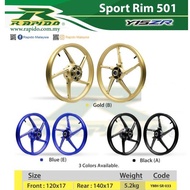 (CLEAR STOCK) SPEACIAL SAIZ -RAPIDO Y15 ZR 501 SPORT RIM (120/140- 17INCH  LIMITED EDITION)