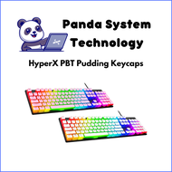 HyperX PBT Pudding Keycaps - White / Pink