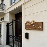House Number Plate Apartment Surname Singapore HDB Door Signage 3D Door Unit Number with Light Unit 
