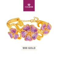 HABIB 999/24K Yellow Gold Bangle 9GB00111224