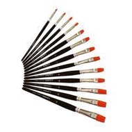 Lyra Giotto Brush Flat 00-12 / Flat Painting Brush Flat/ Flat Brush Lyra/ Watercolor Brush Paint Bru